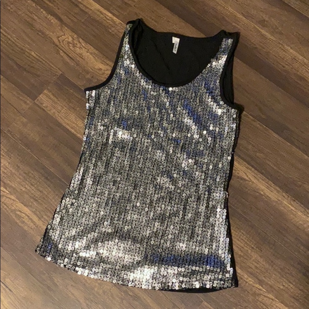 Sparkly tank top